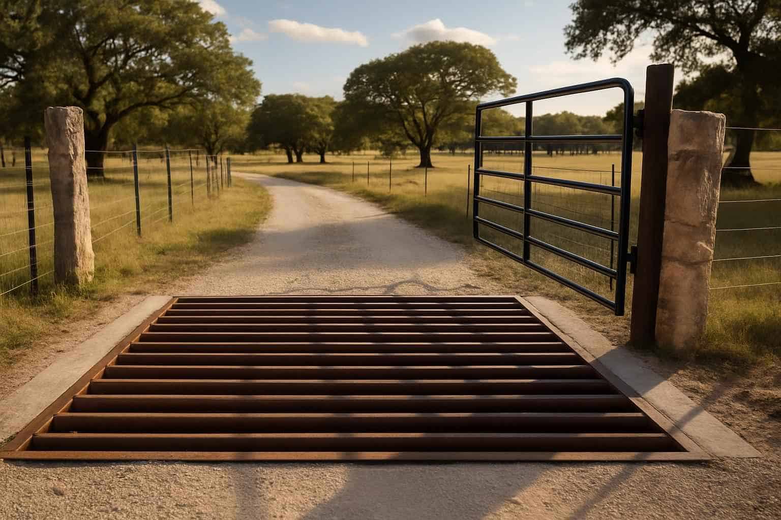 Cattle Guard Installation in Kendalia Texas