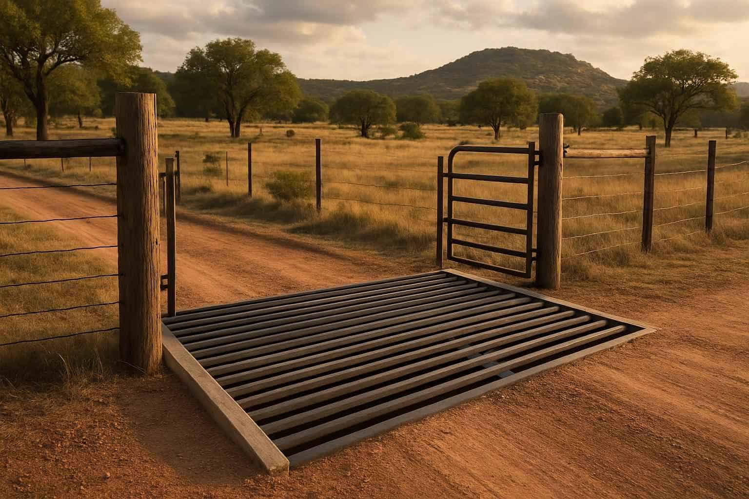 Cattle Guard Installation in Mountain Home Texas