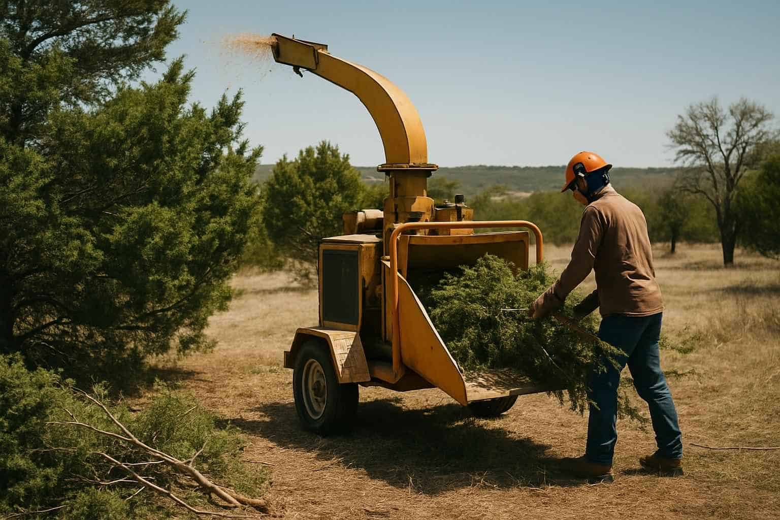 Cedar Fuel Reduction in Johnson City Texas