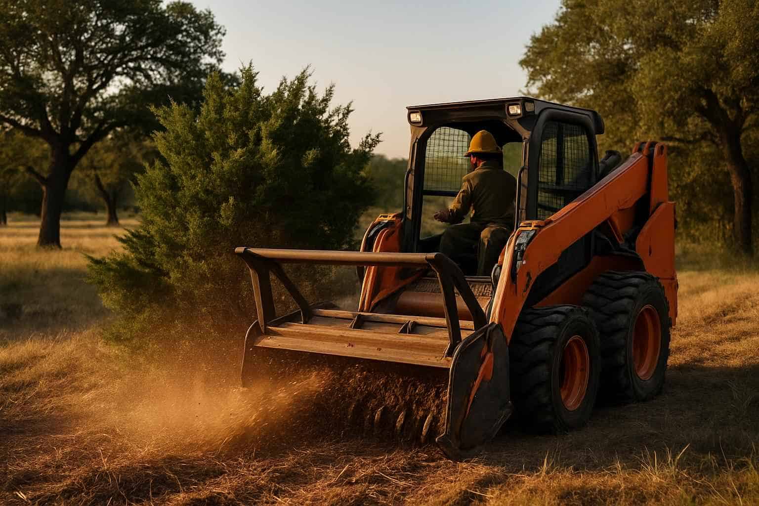 Cedar Fuel Reduction in Sisterdale Texas