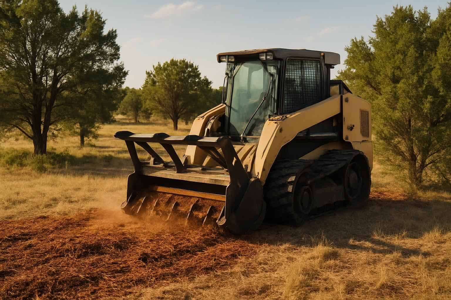 Cedar Mulching in Camp Verde Texas