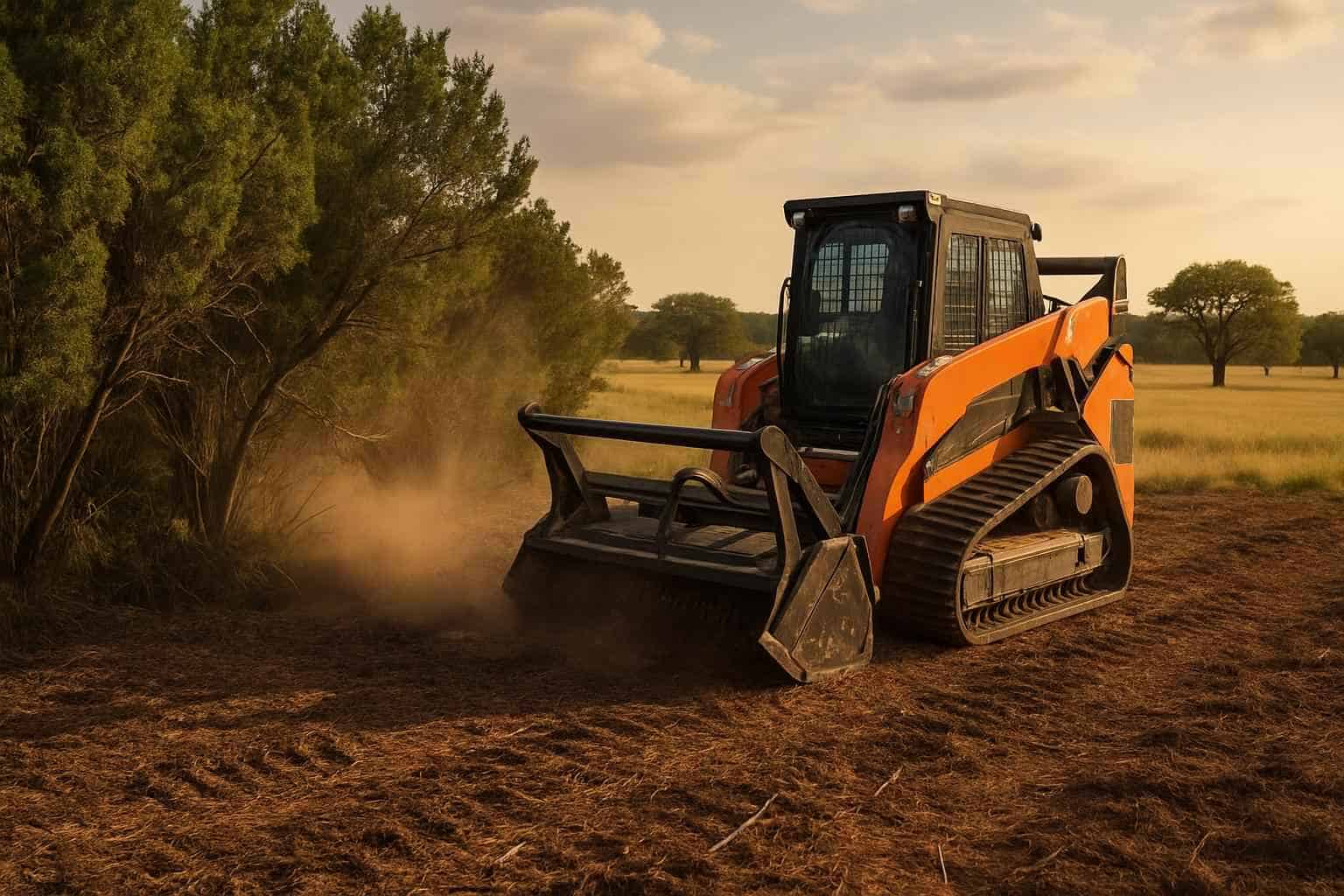 Cedar Pasture Clearing in Center Point Texas