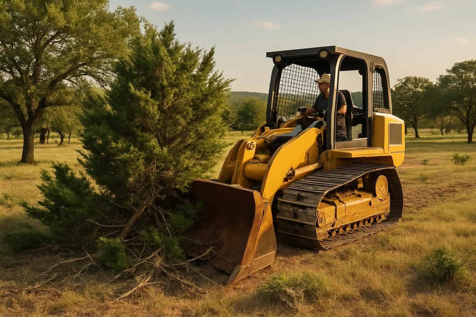 Cedar Pasture Clearing in Ingram Texas