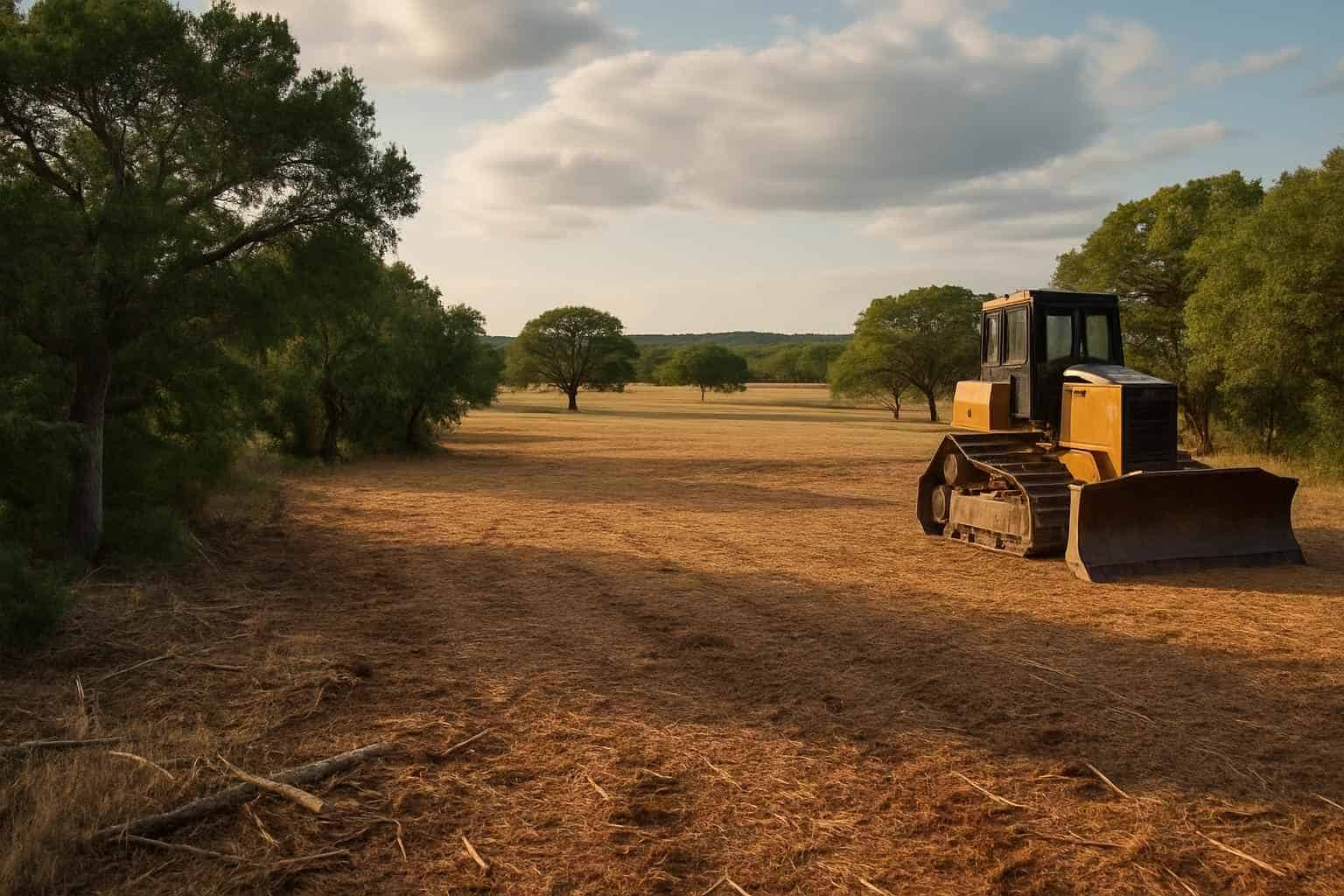 Cedar Pasture Clearing in Johnson City Texas