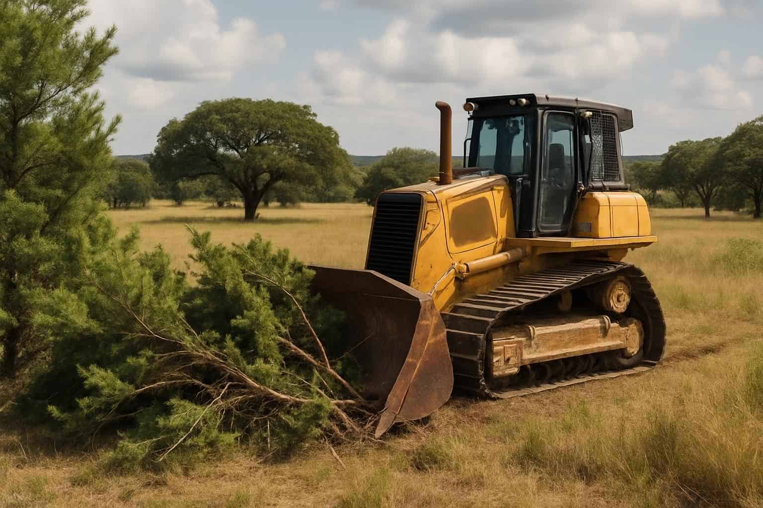 Cedar Pasture Clearing in Kendalia Texas
