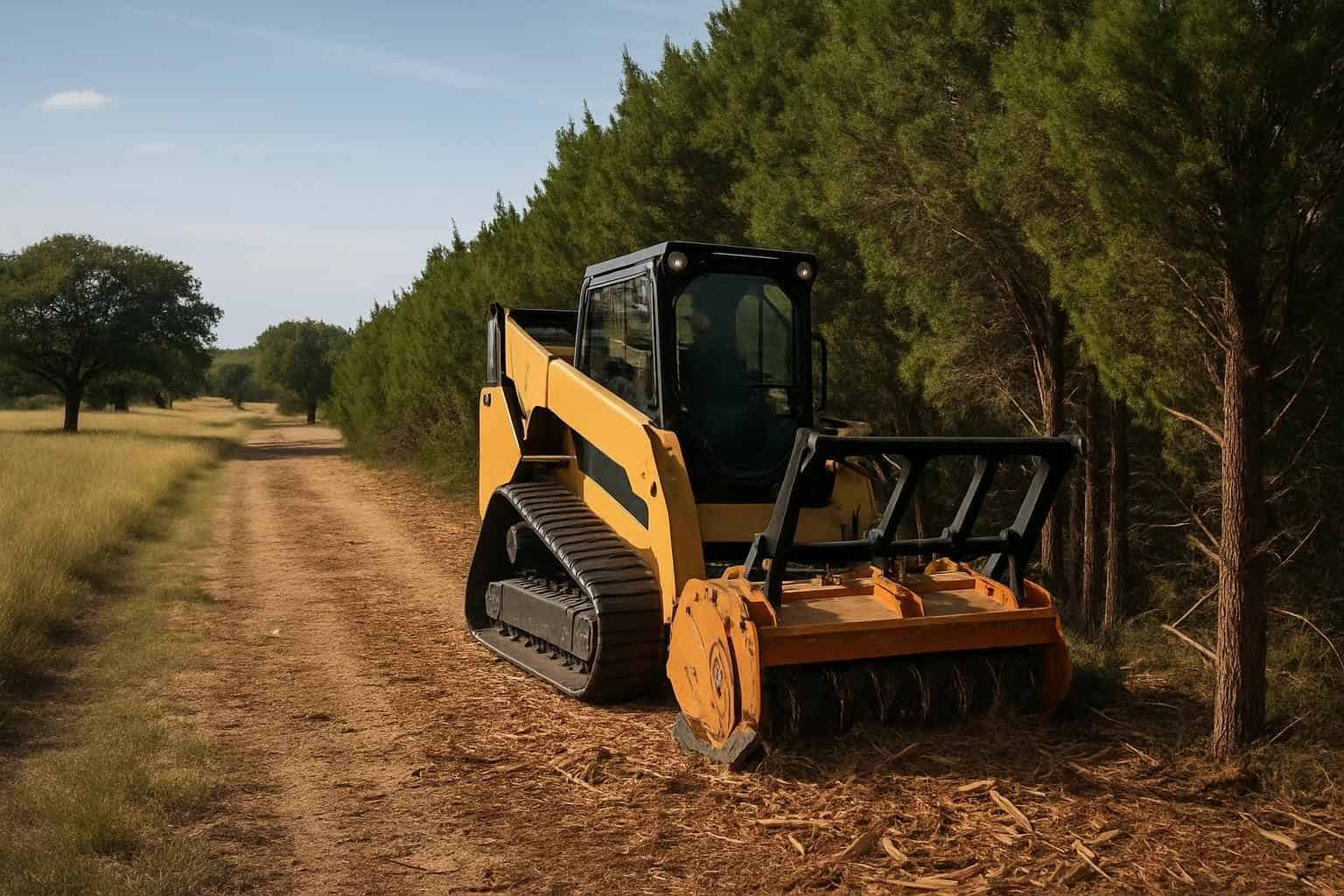 Cedar ROW Clearing in Center Point Texas