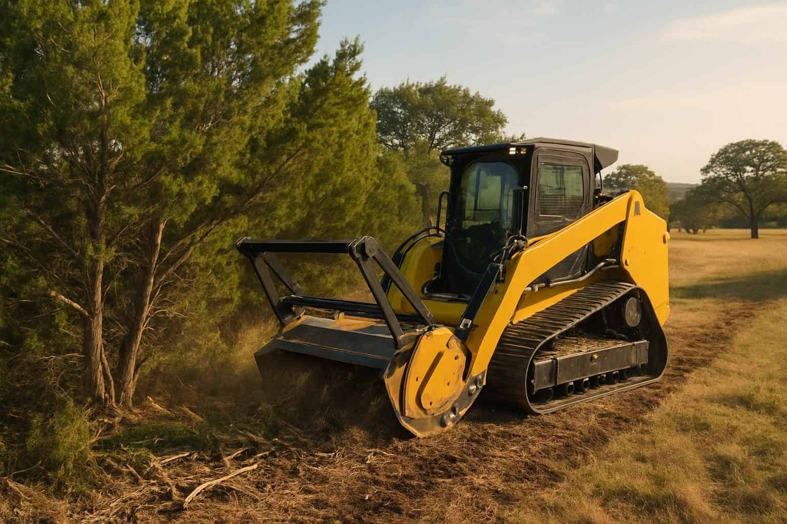 Cedar ROW Clearing in Kendalia Texas