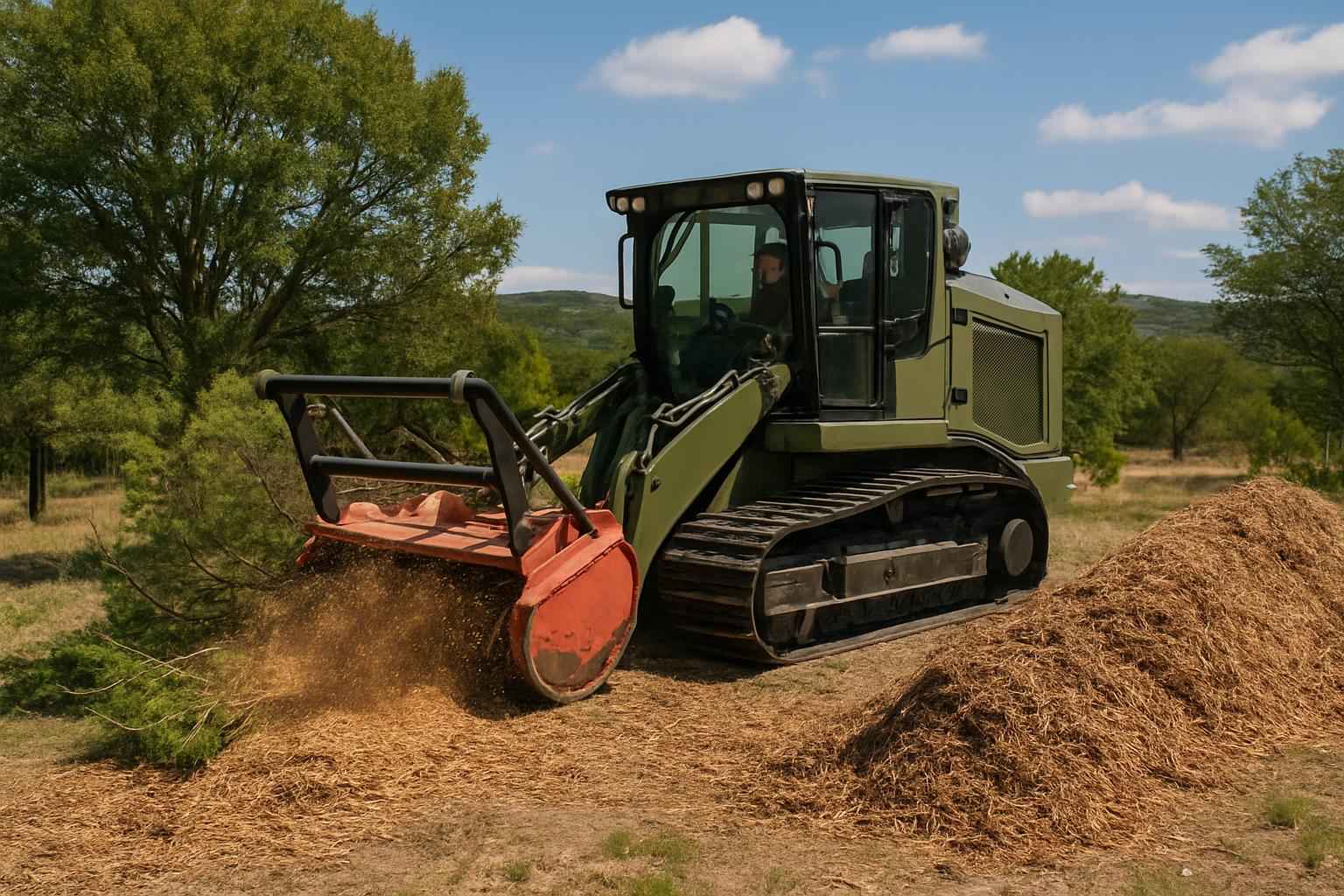 Cedar Shredding Service in Ingram Texas