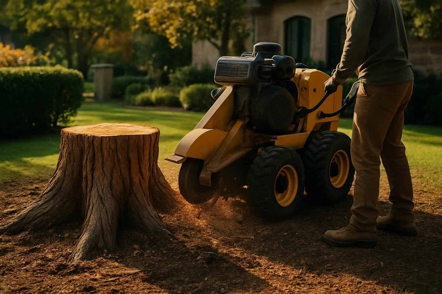 Cedar Stump Removal in Ingram Texas