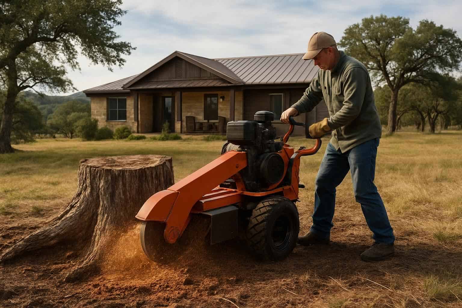 Cedar Stump Removal in Mountain Home Texas