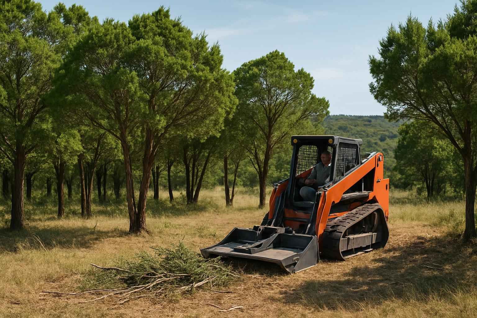 Cedar Thinning in Blanco Texas