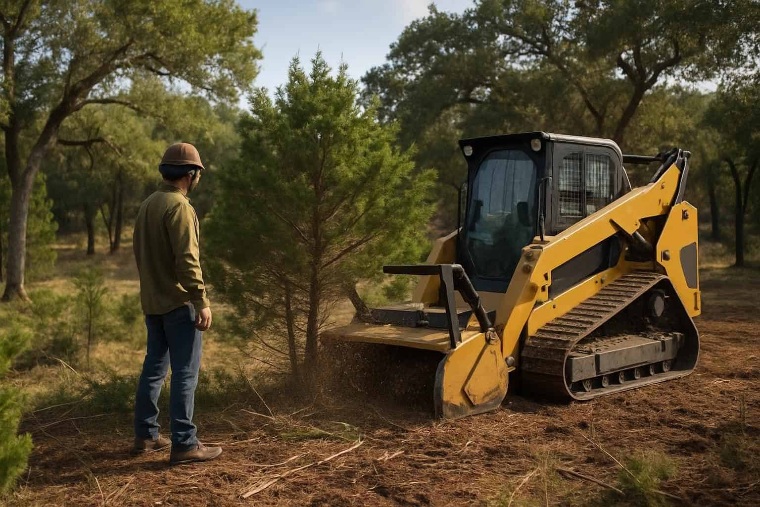 Cedar Thinning in Kendalia Texas