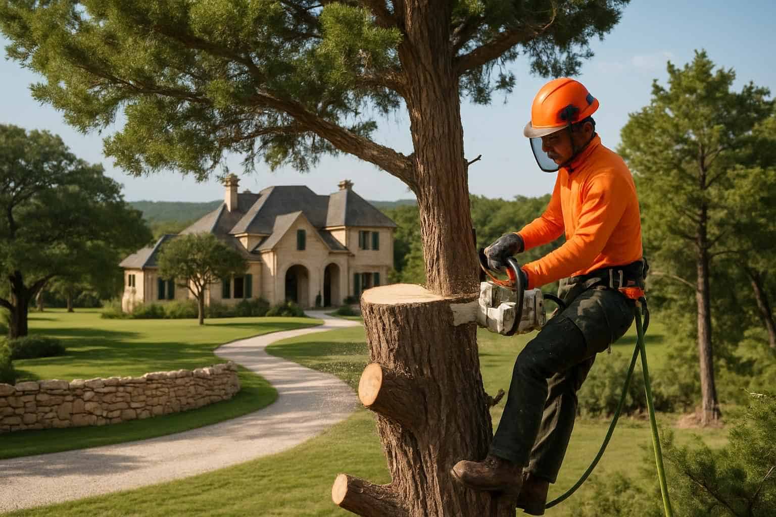 Cedar Tree Removal in Hunt Texas