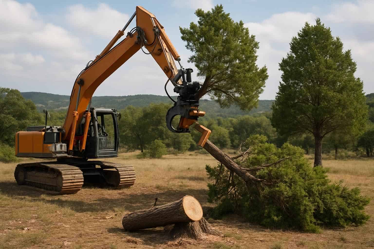 Cedar Tree Removal in Ingram Texas