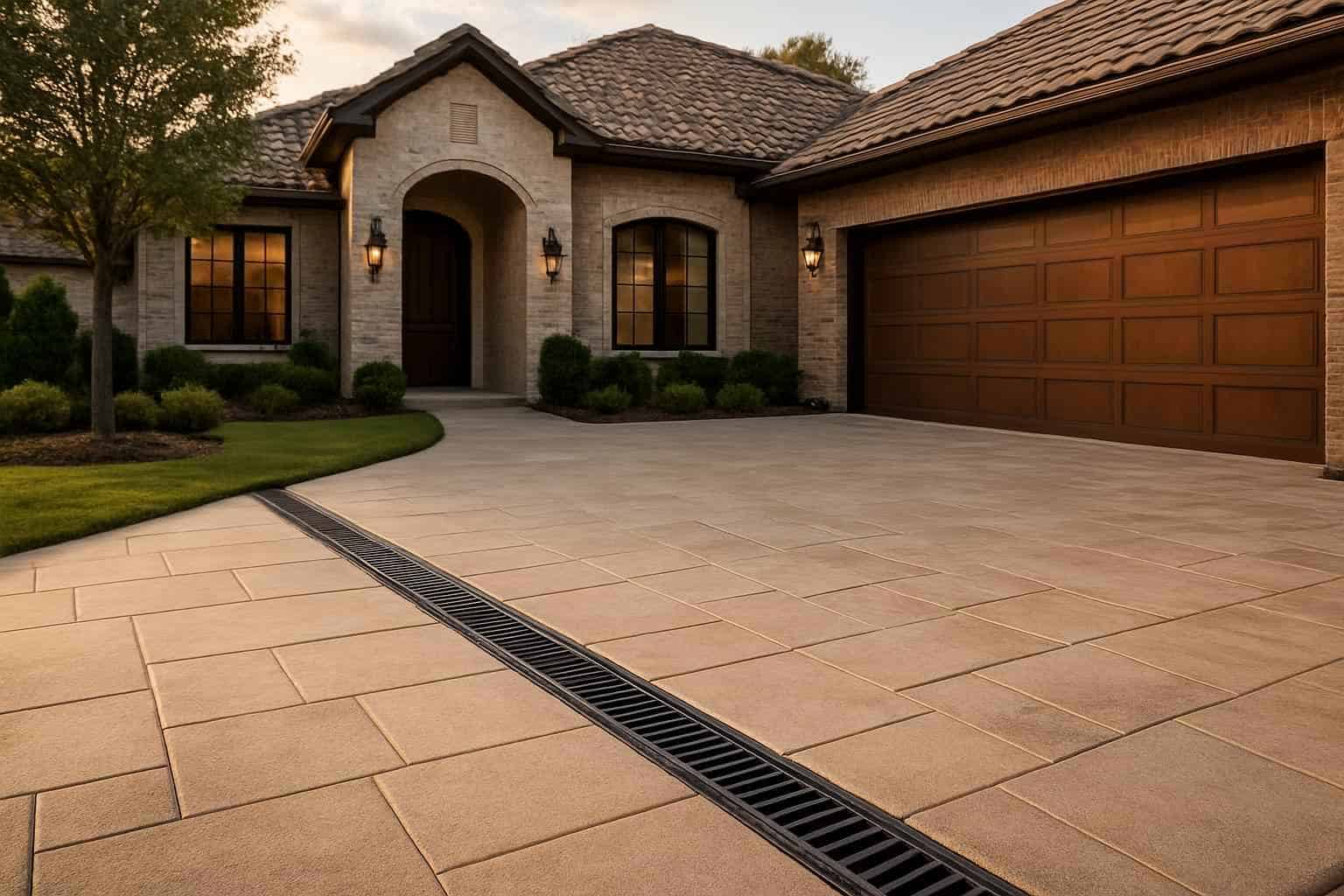 Channel Drains for Driveways in Center Point Texas