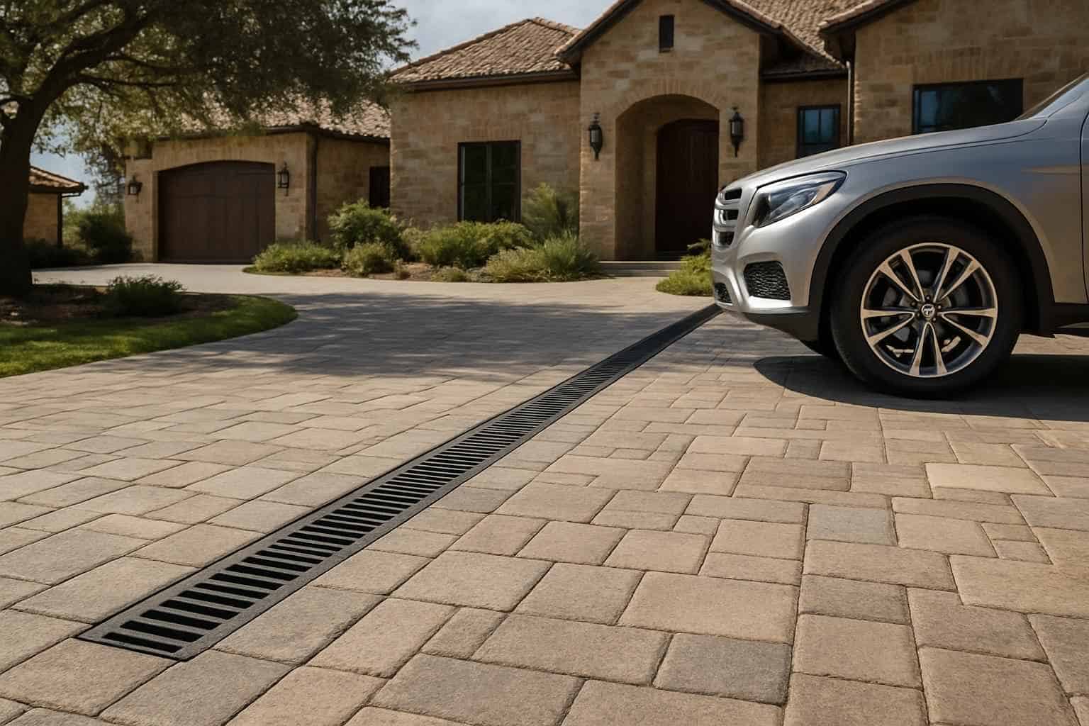 Channel Drains for Driveways in Johnson City Texas