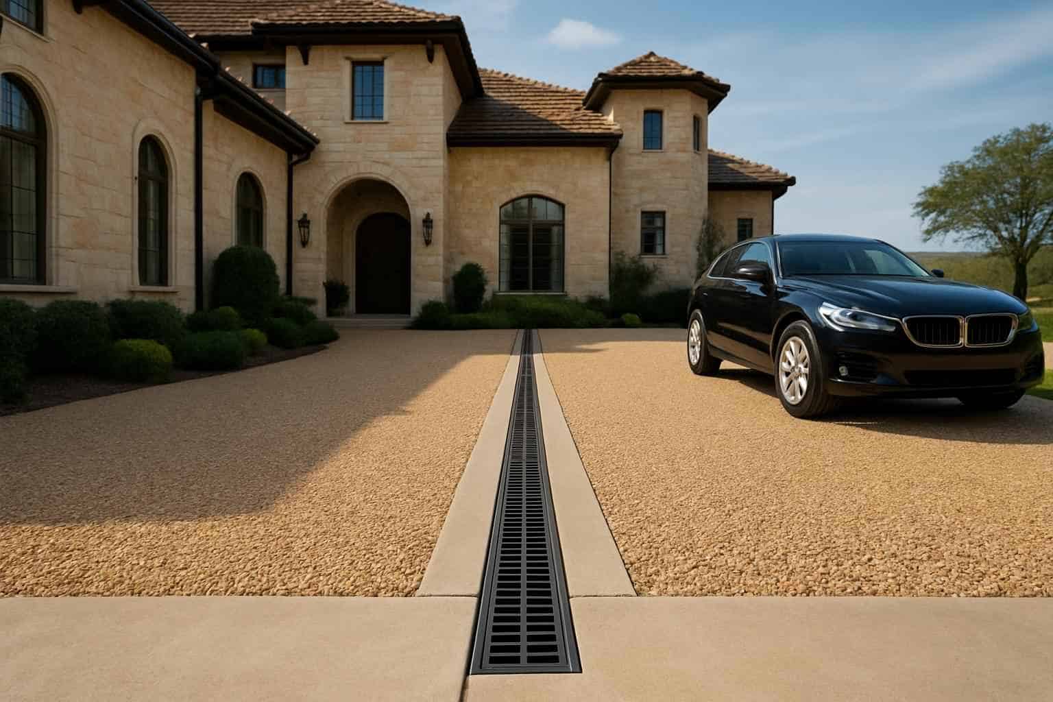 Channel Drains for Driveways in Kendalia Texas