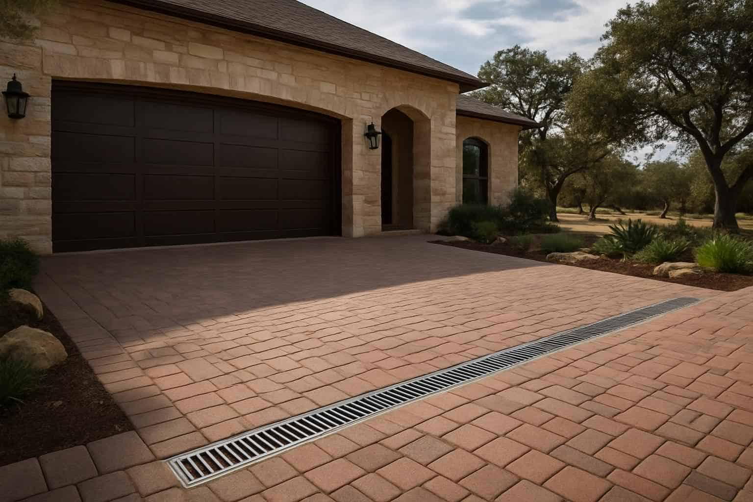 Channel Drains for Driveways in Sisterdale Texas