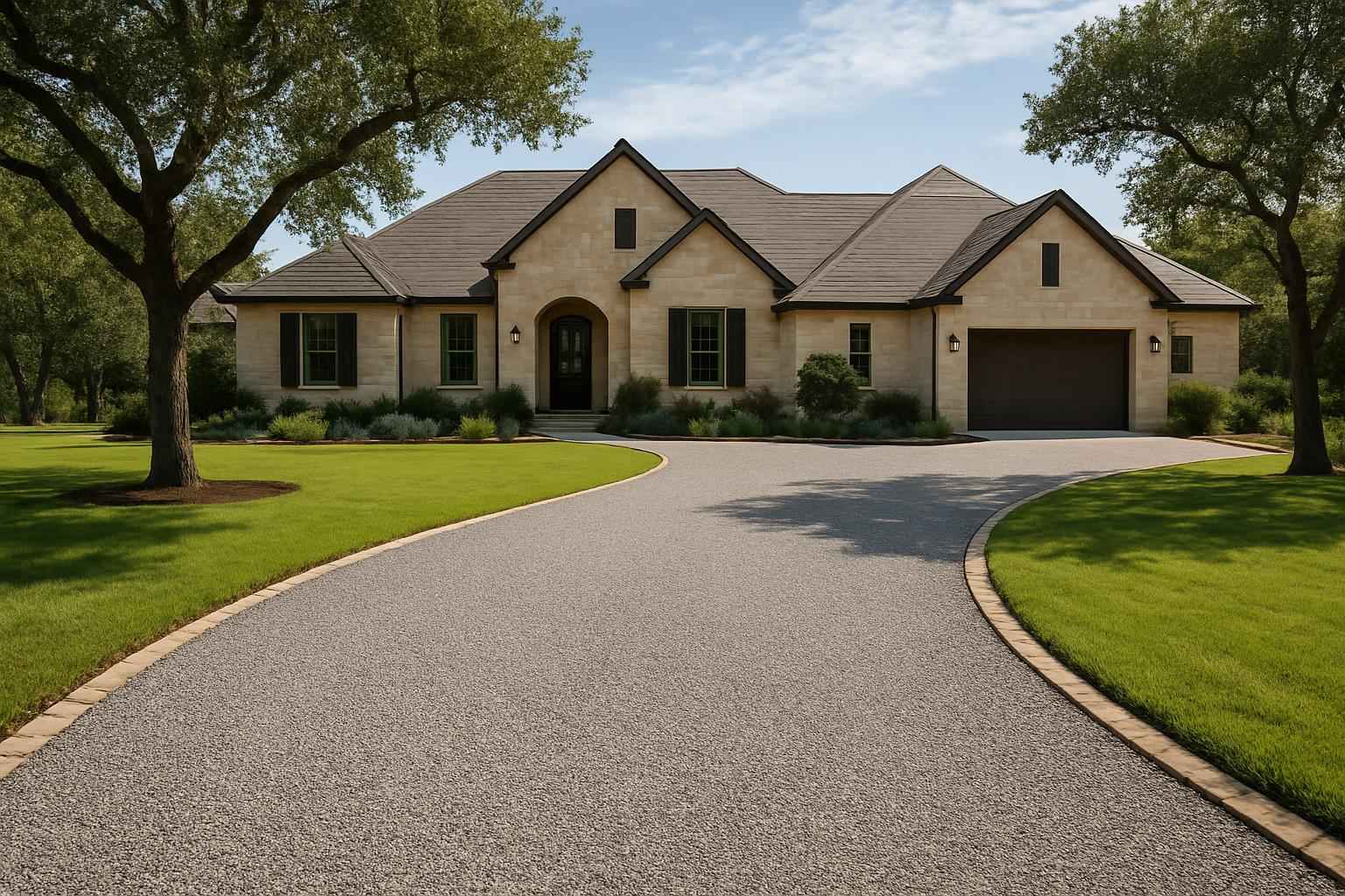 Chip Seal Driveway in Camp Verde Texas
