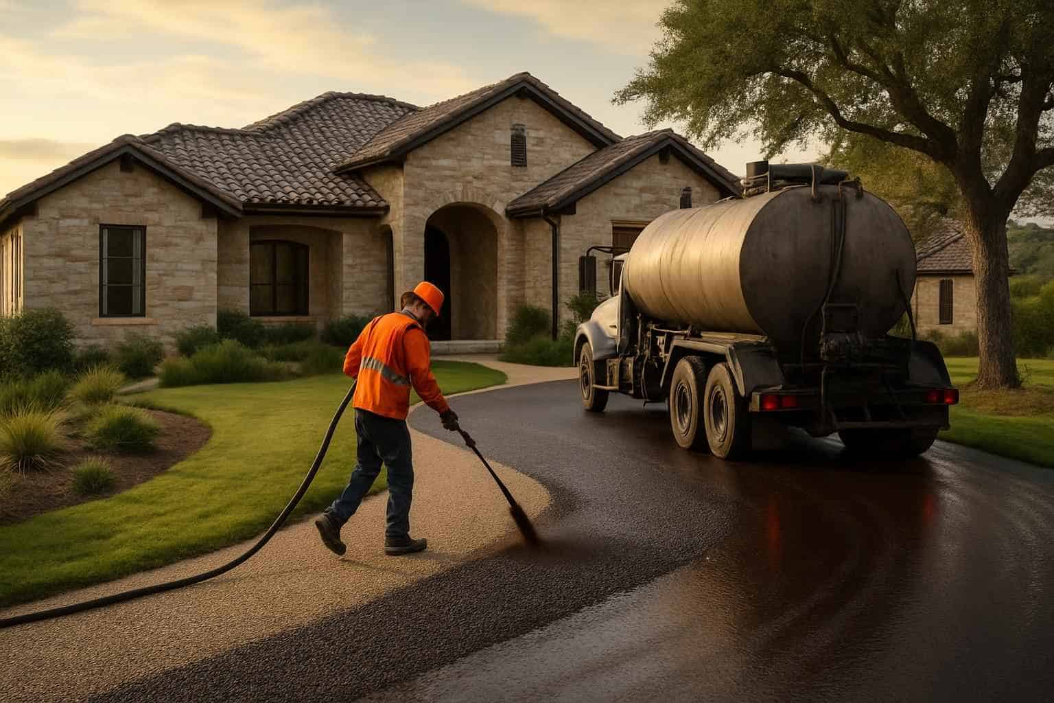 Chip Seal Maintenance in Mountain Home Texas