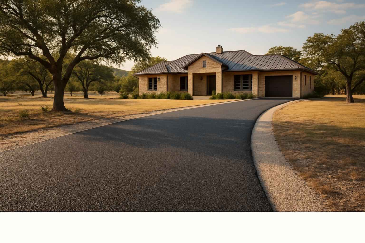 Chip Seal Over Road Base in Mountain Home Texas