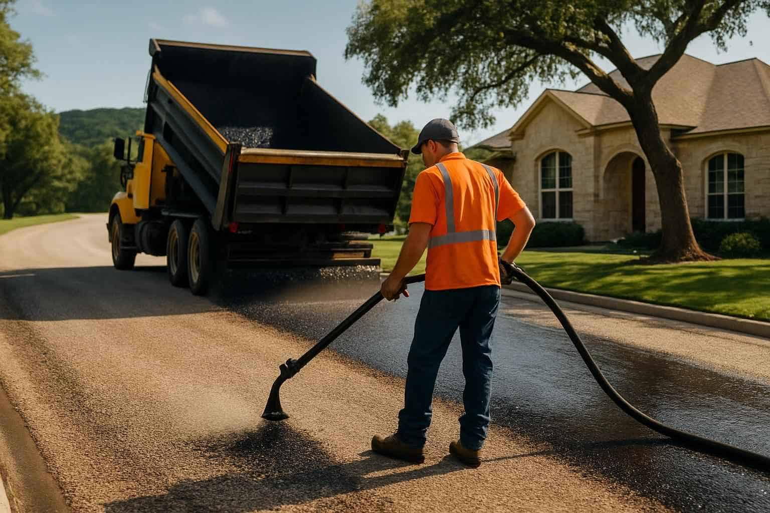 Chip Seal Repair in Ingram Texas