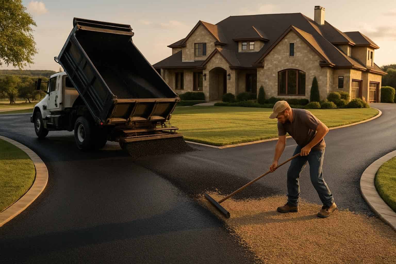 Chip Seal Repair in Johnson City Texas