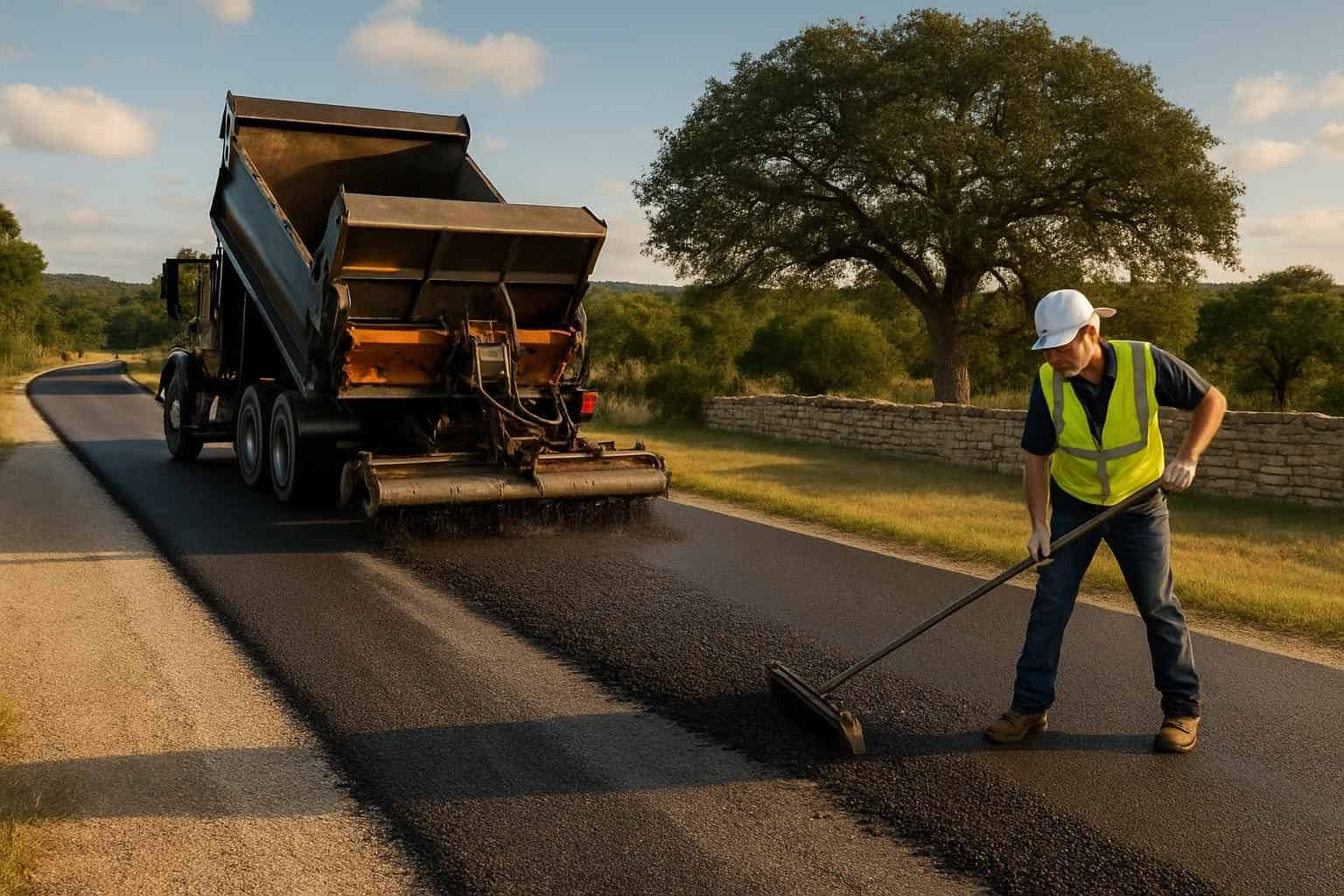 Chip Seal Repair in Kendalia Texas