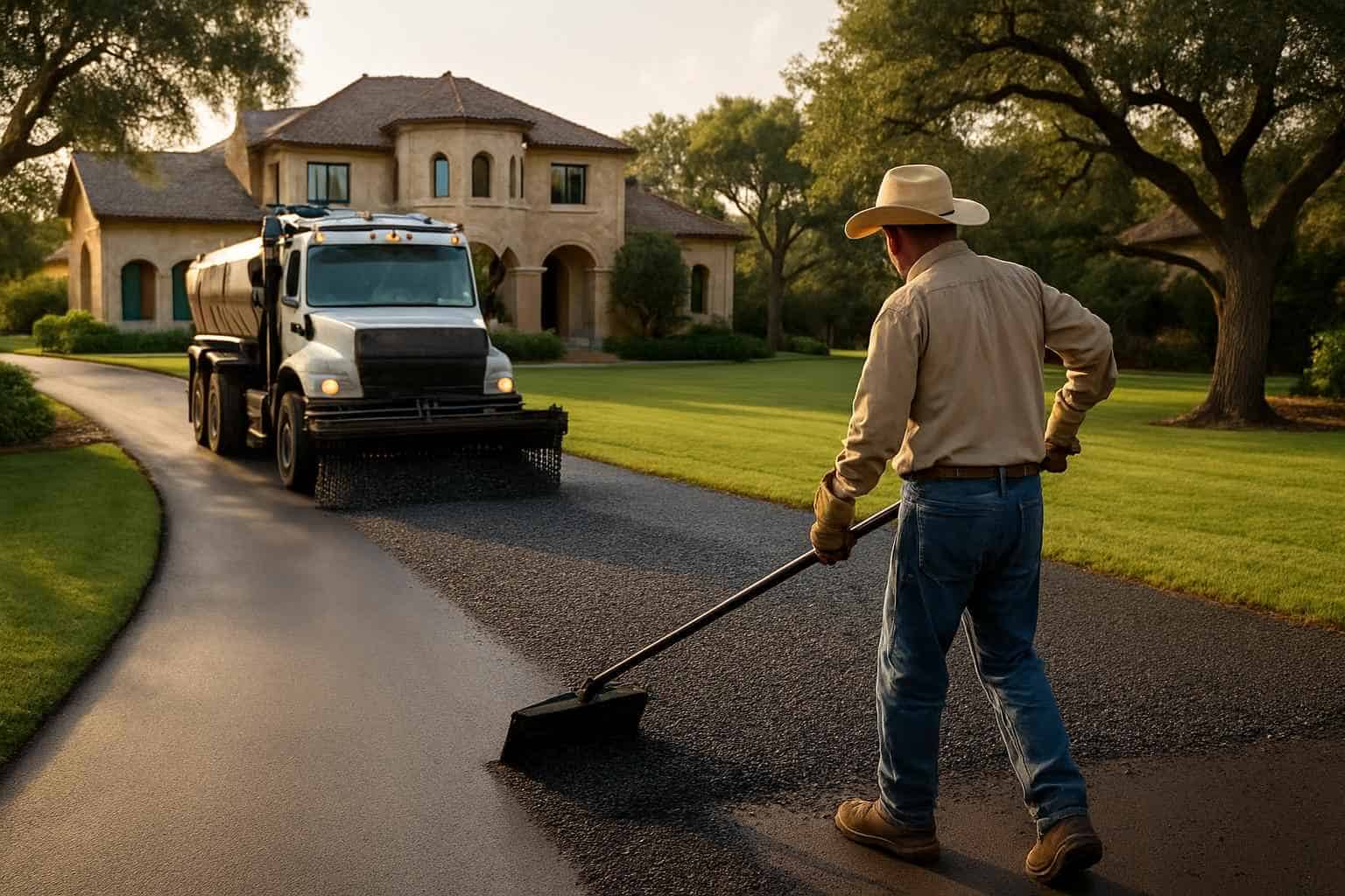 Chip Seal Repair in Sisterdale Texas