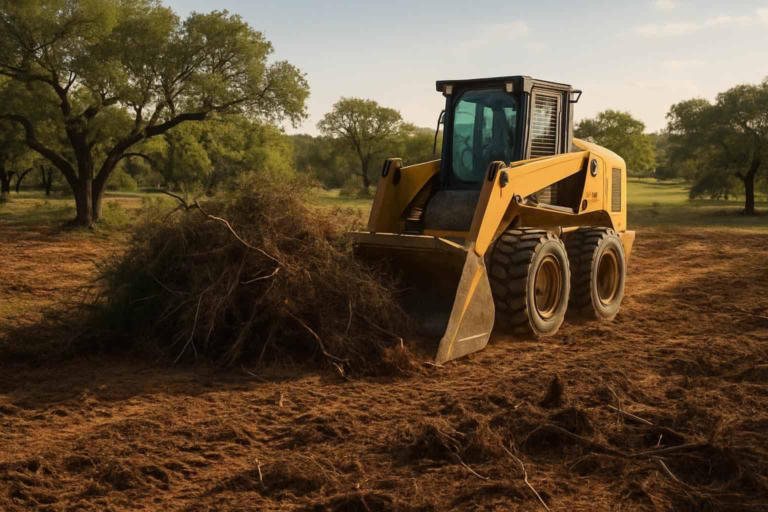 Commercial Land Clearing in Kendalia Texas