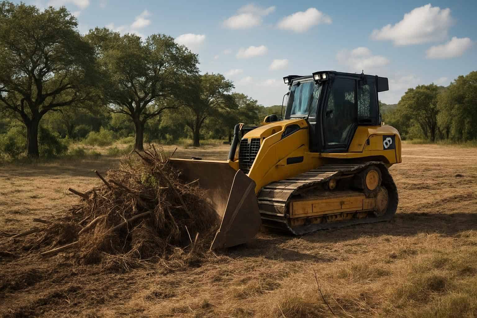 Commercial Lot Clearing in Center Point Texas