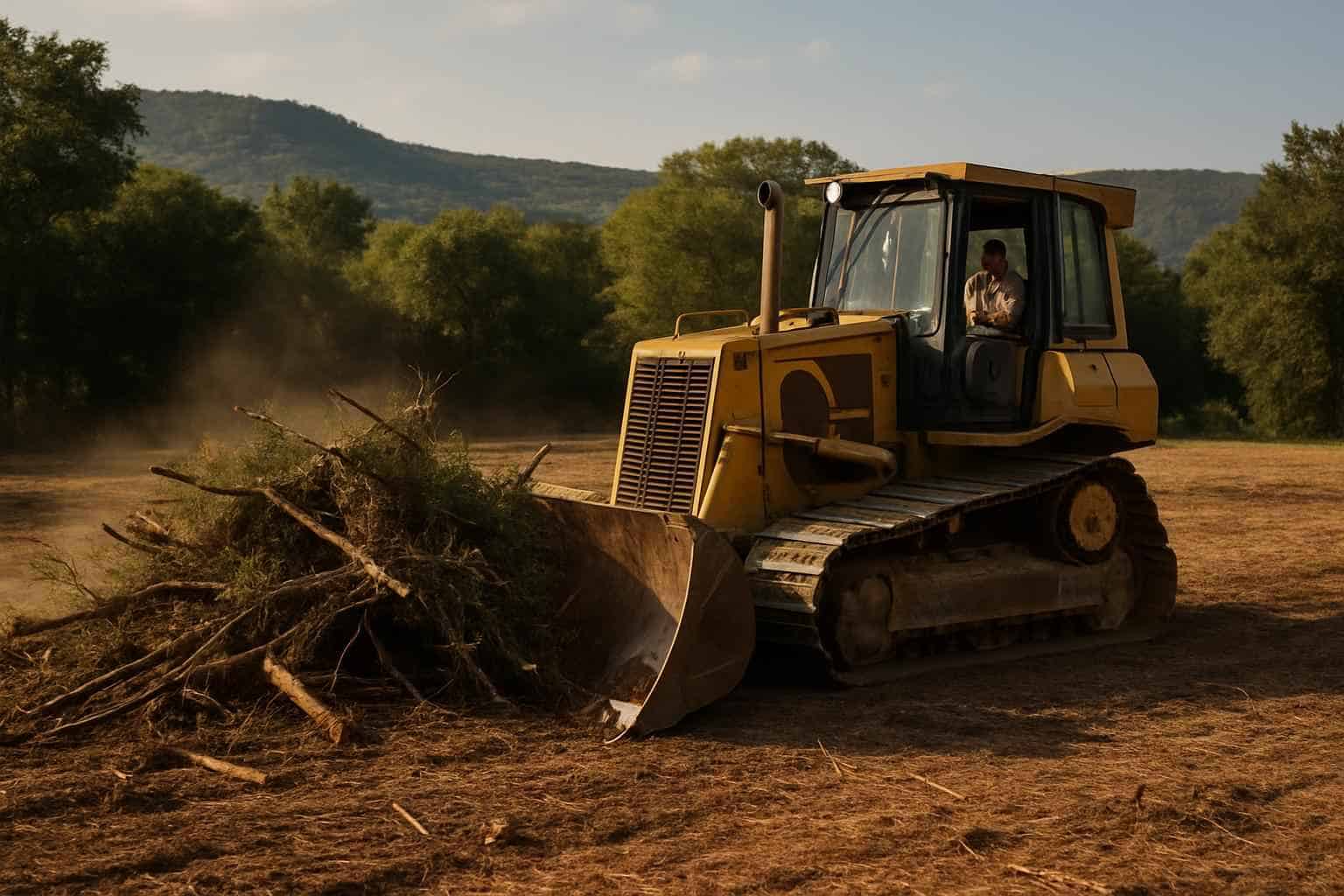 Commercial Lot Clearing in Ingram Texas