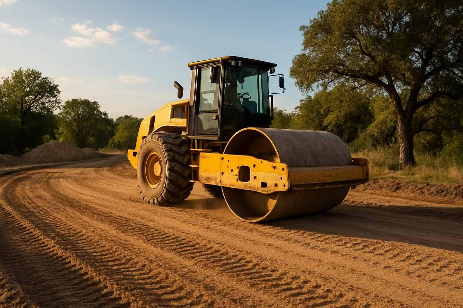 Compaction and Proof Roll in Blanco Texas