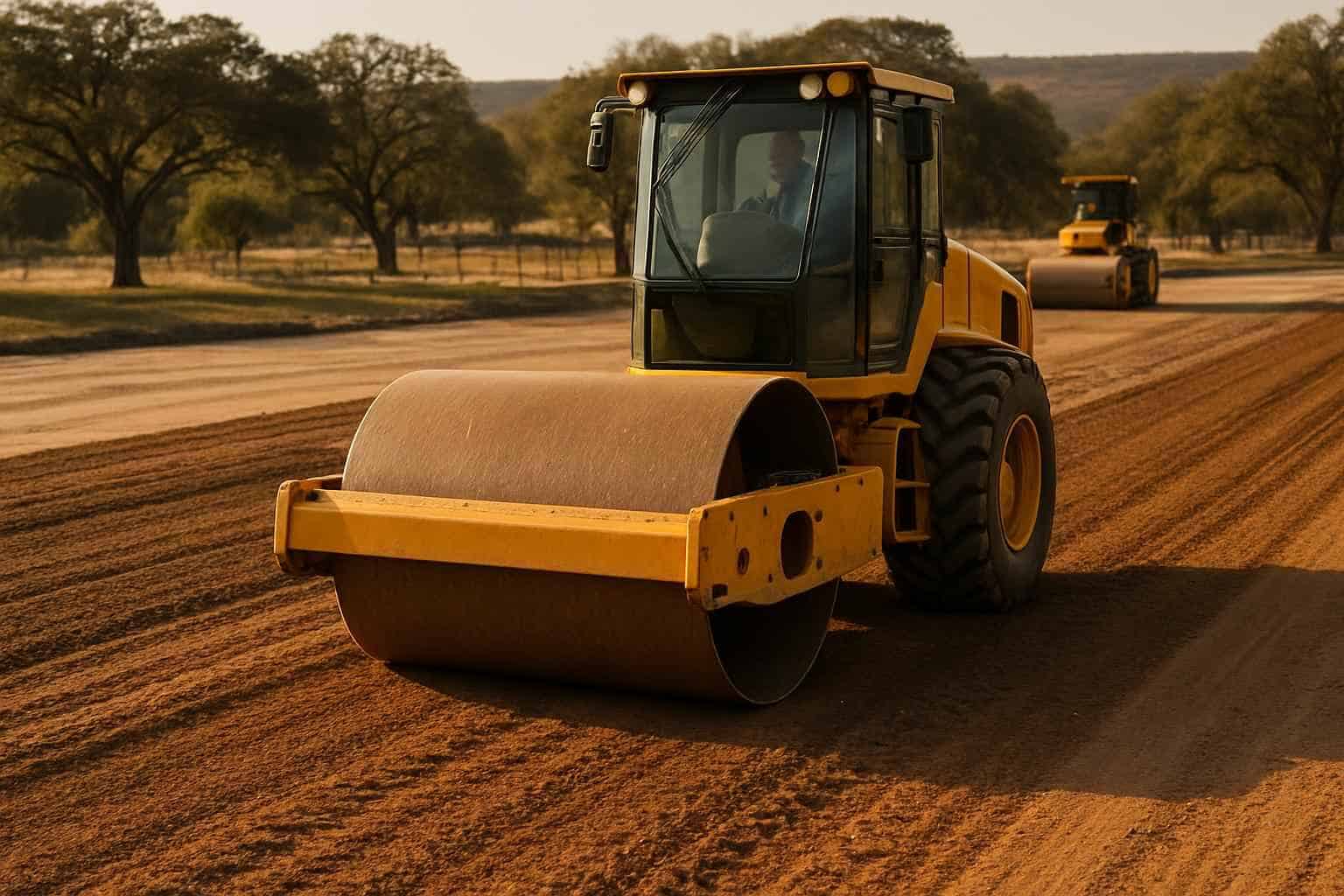 Compaction and Proof Roll in Camp Verde Texas