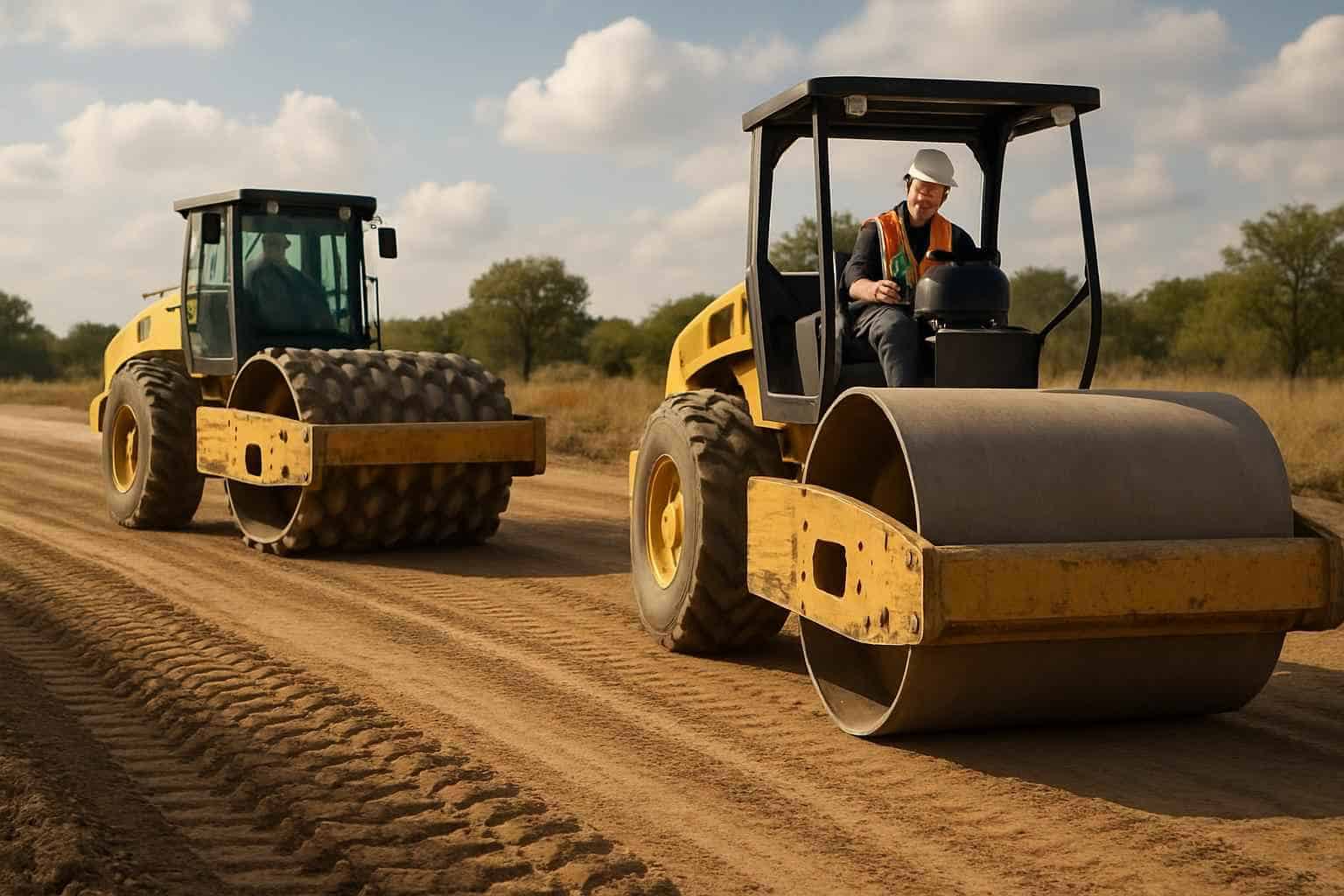 Compaction and Proof Roll in Center Point Texas