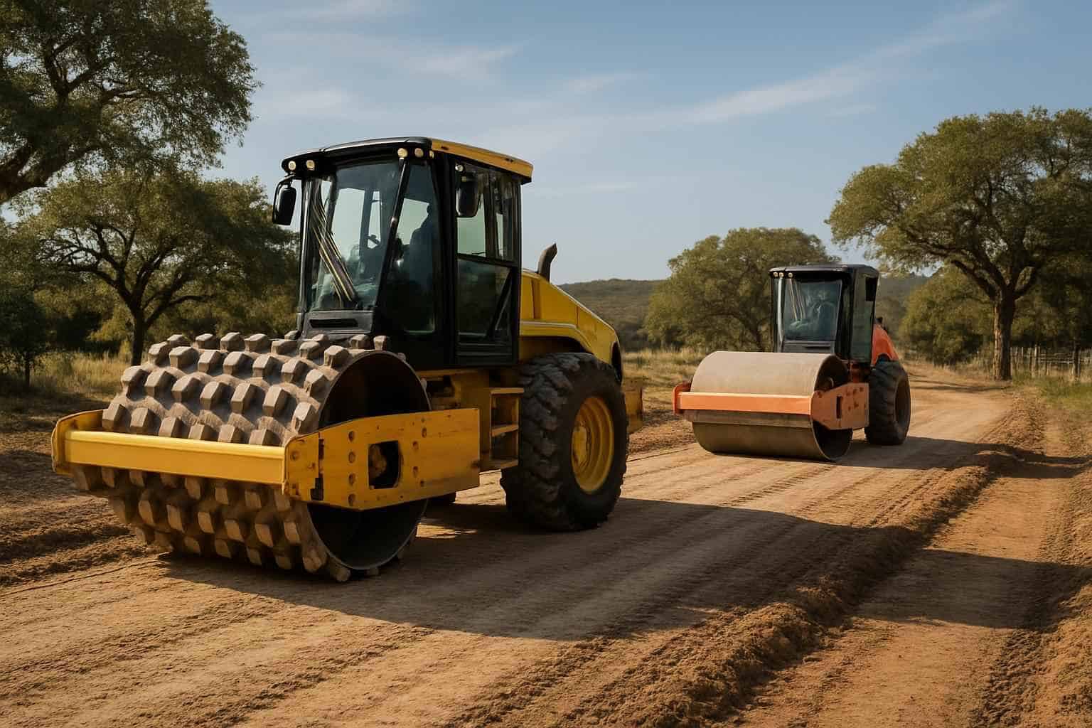 Compaction and Proof Roll in Kendalia Texas