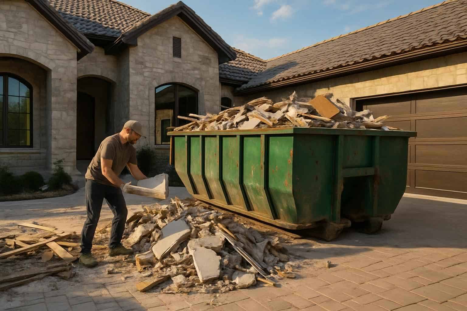 Construction Debris Removal in Blanco Texas