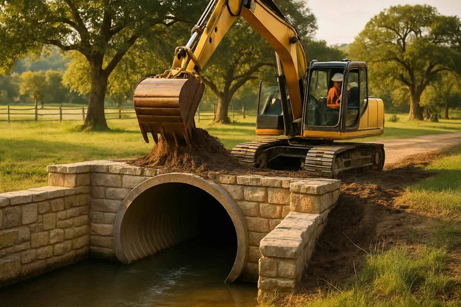 Culvert Maintenance in Ingram Texas