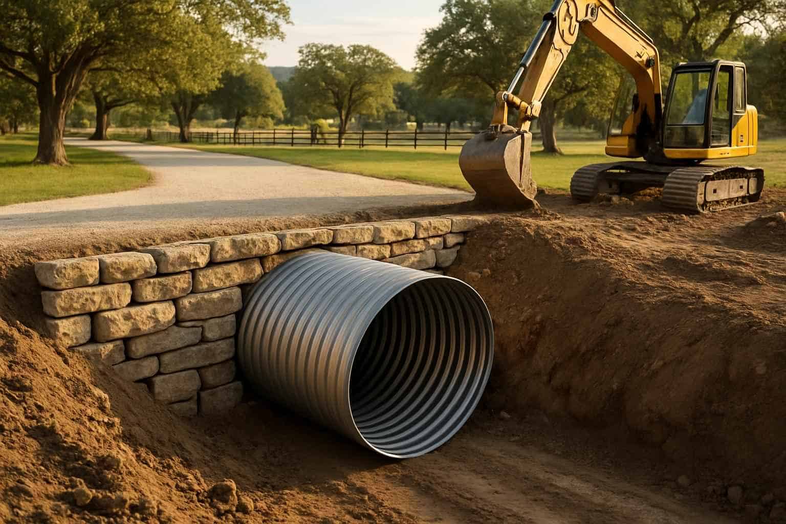 Culvert Sizing and Install in Camp Verde Texas
