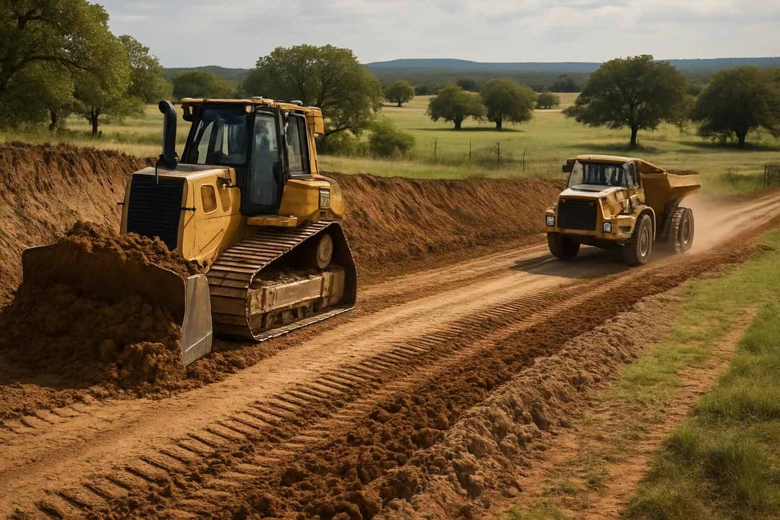 Cut And Fill in Johnson City Texas