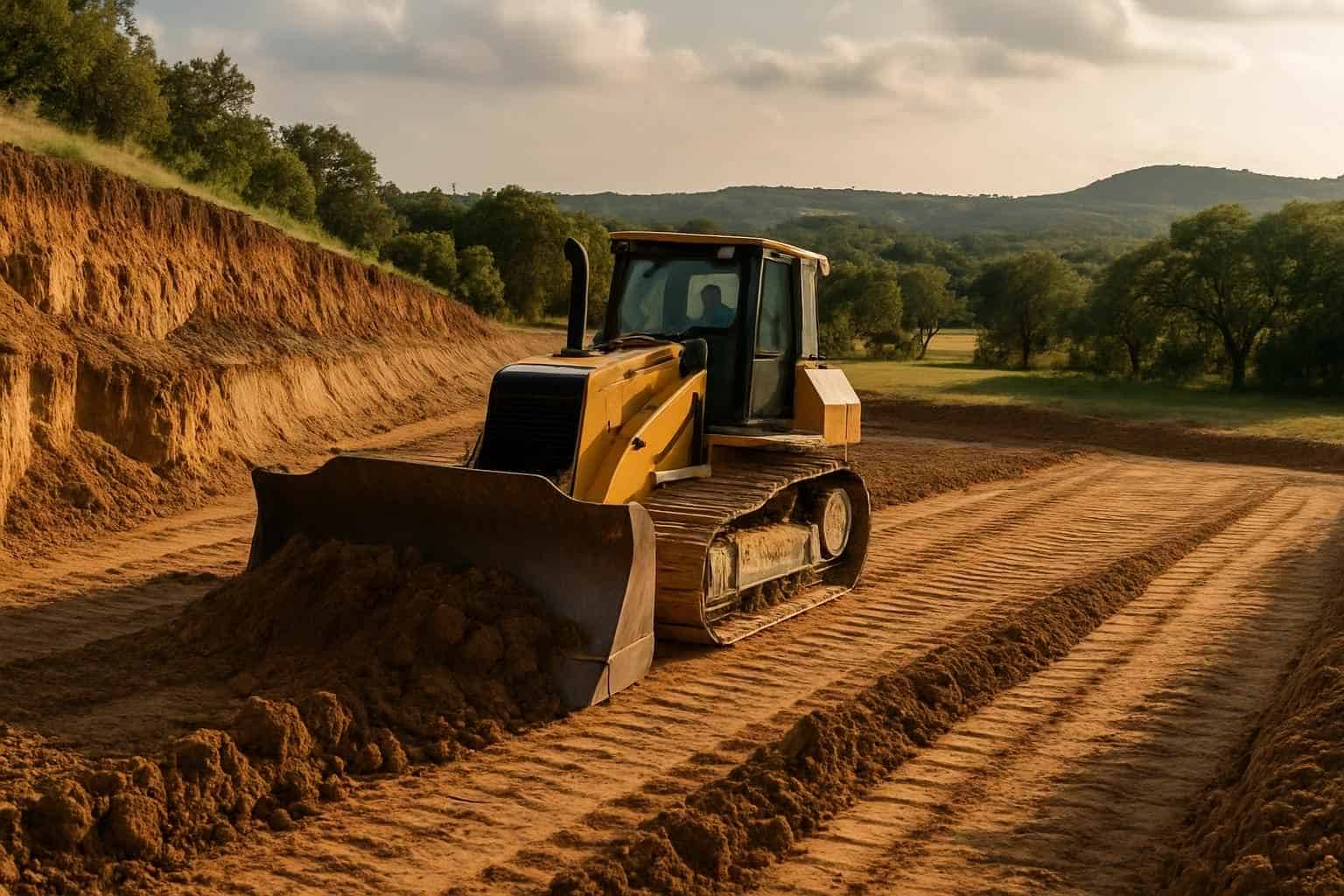 Cut and Fill in Kendalia Texas