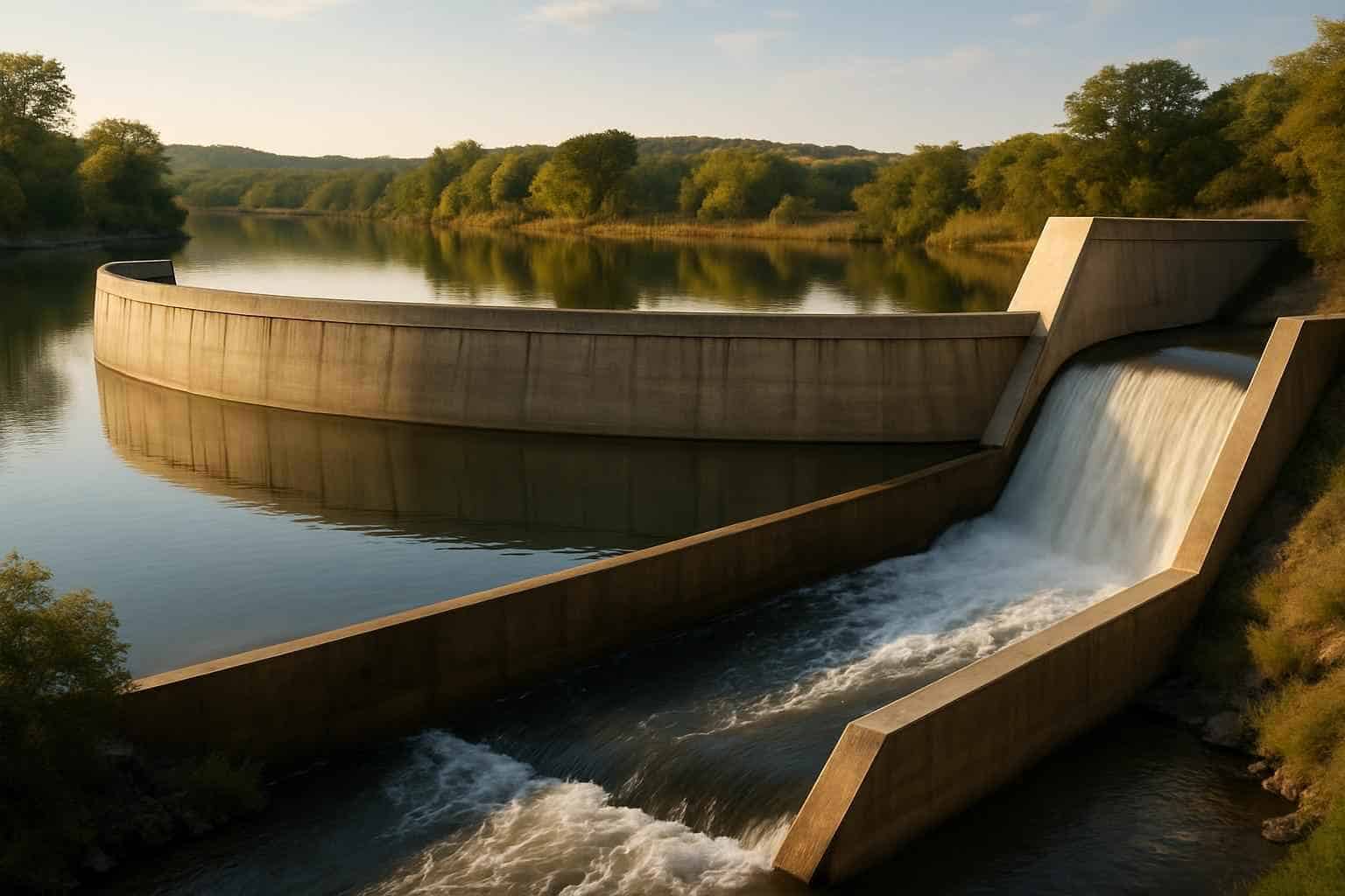 Dam and Spillway Build in Johnson City Texas