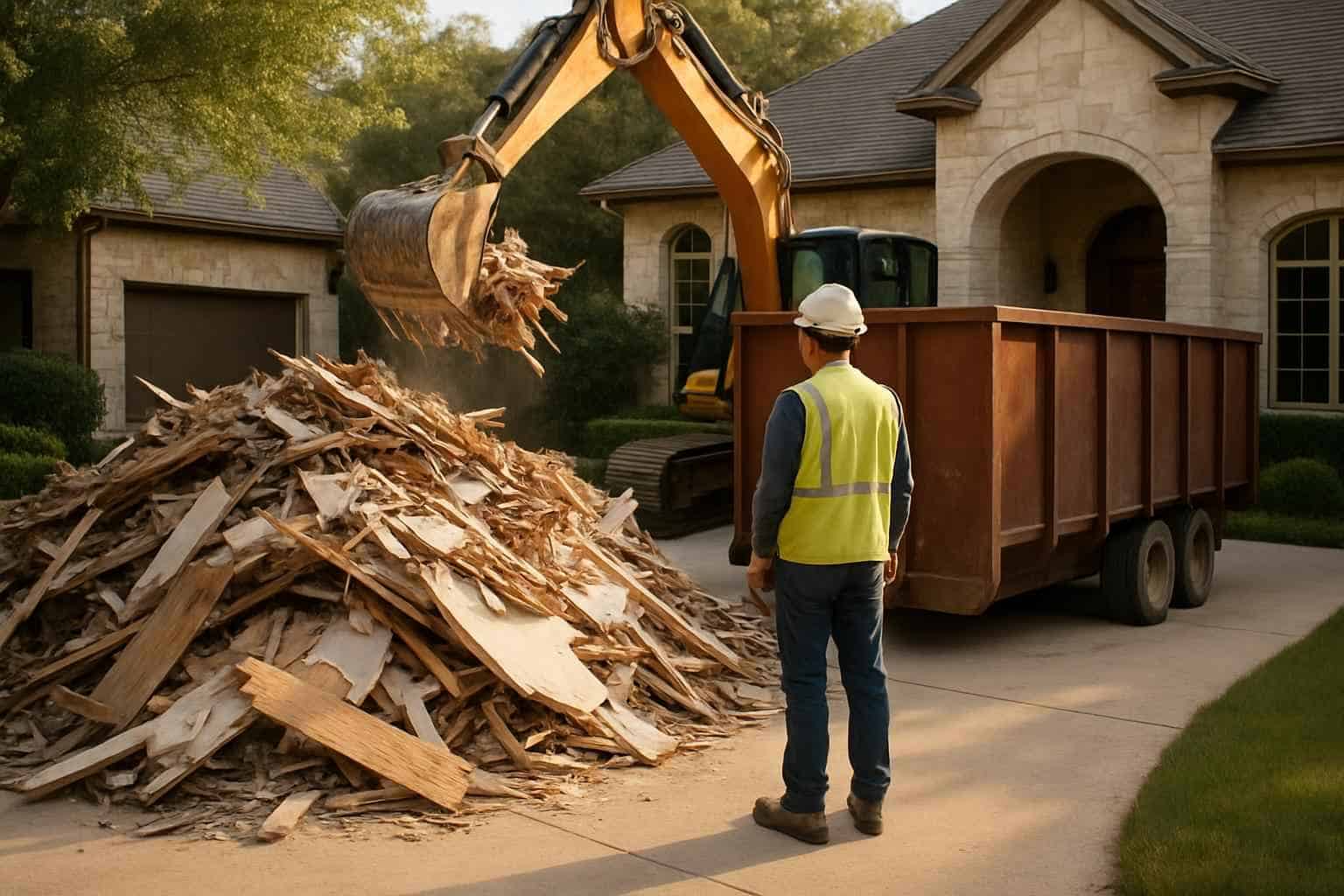 Debris Haul Off in Johnson City Texas