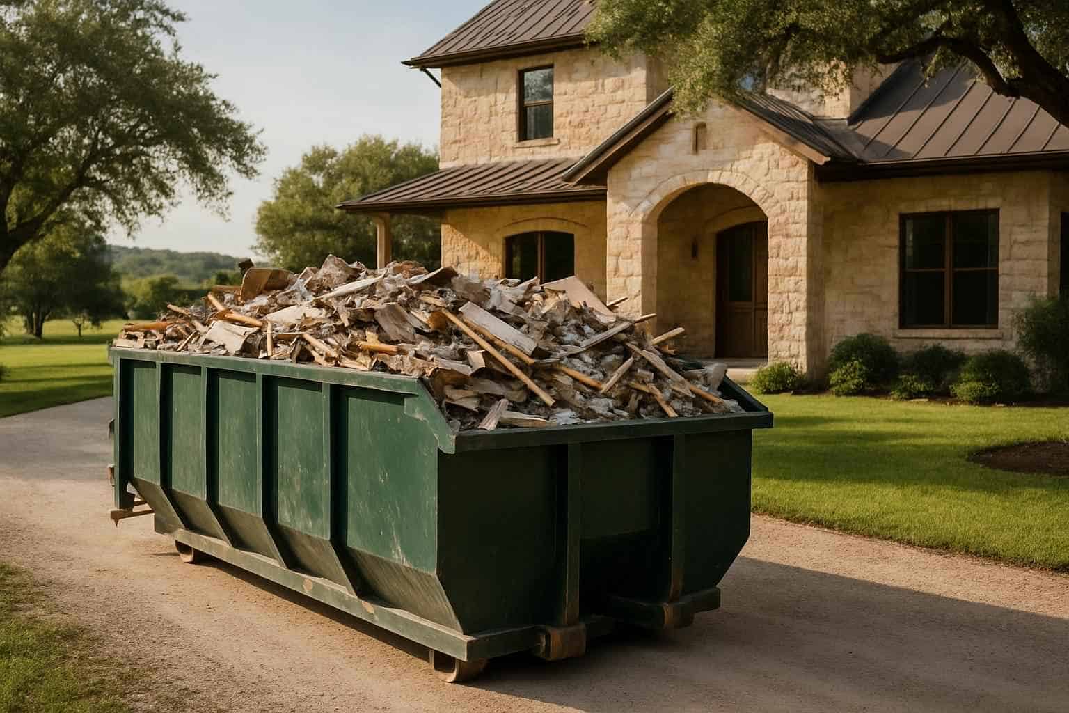 Debris Haul Off in Sisterdale Texas