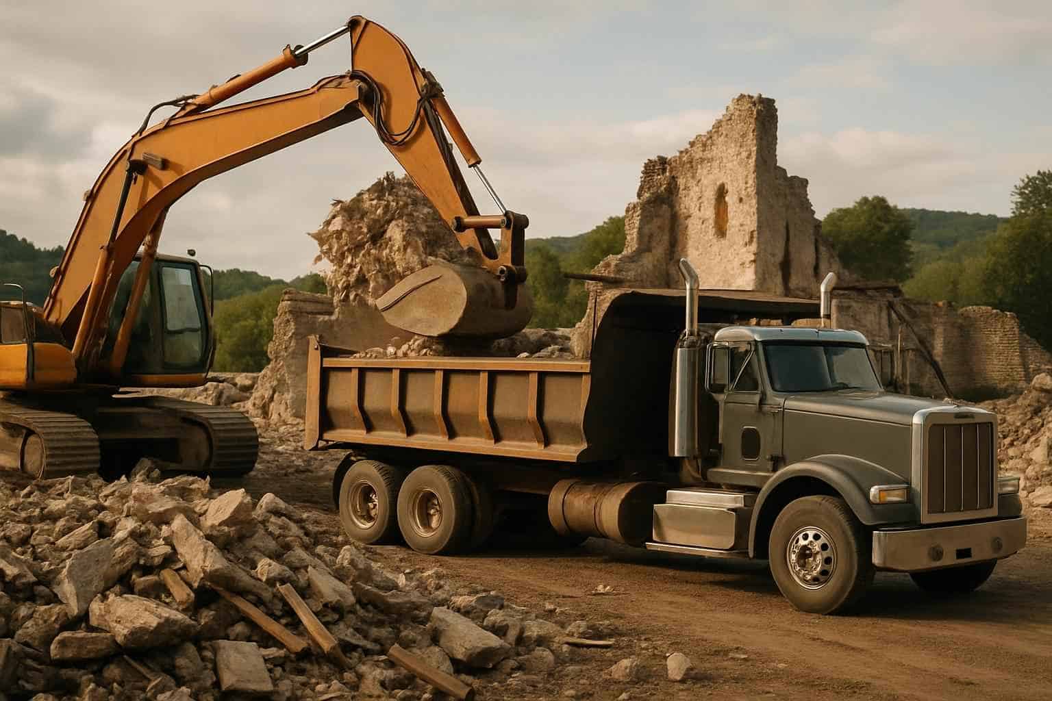 Demolition Debris Hauling in Ingram Texas