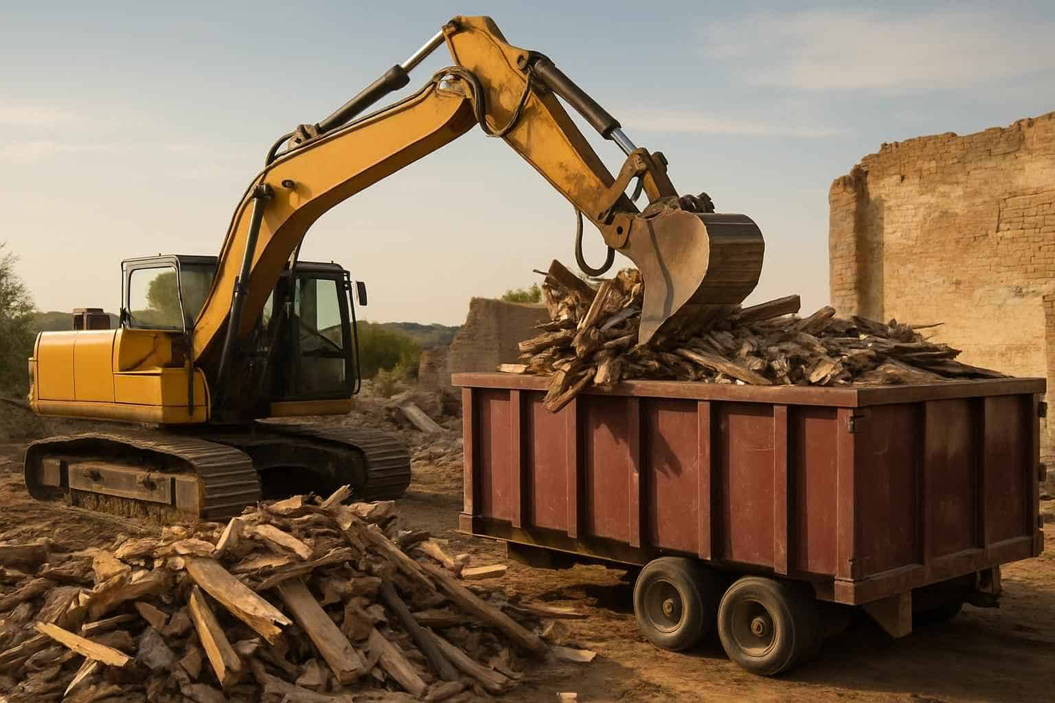 Demolition Debris Hauling in Johnson City Texas