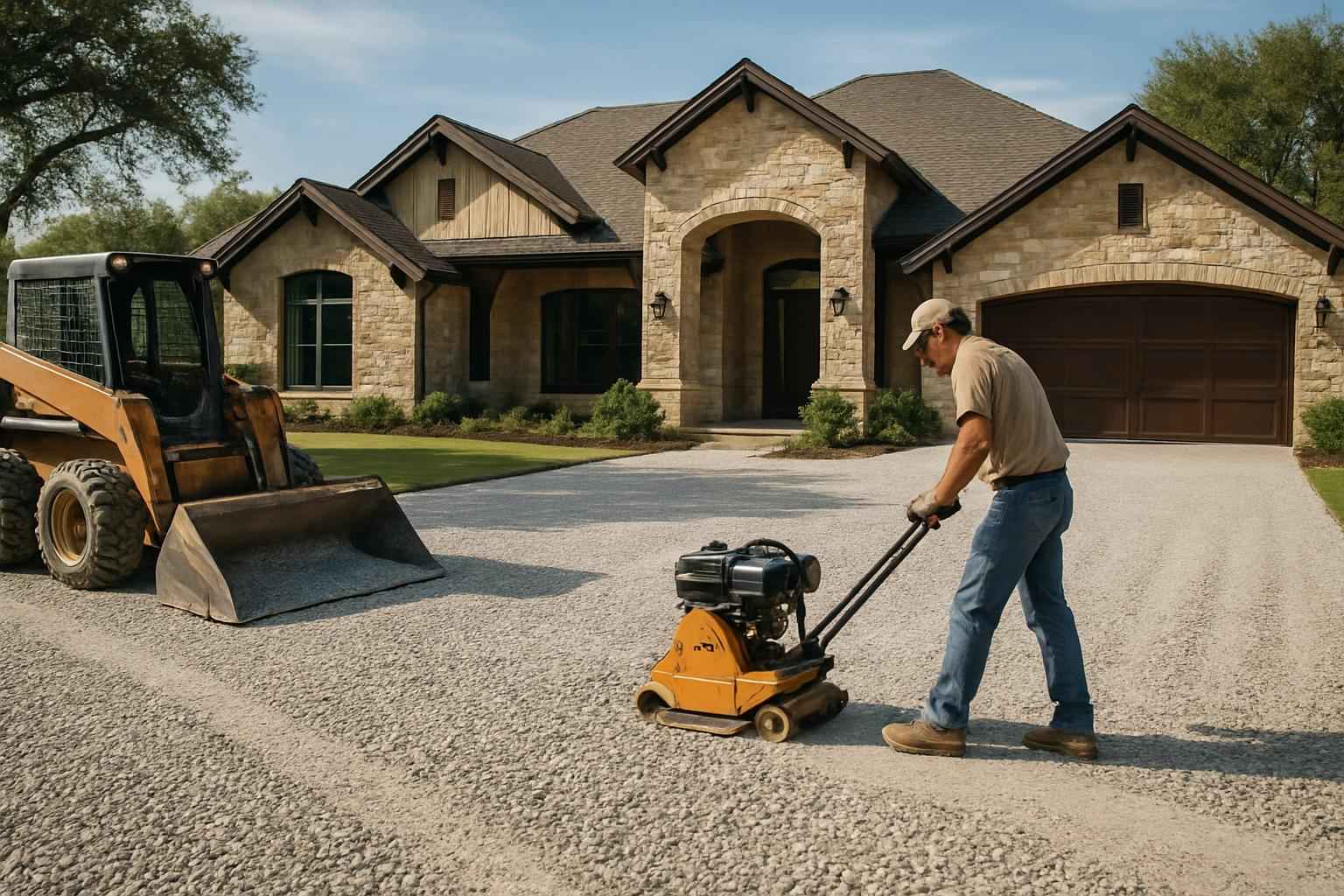 Driveway Base Prep in Camp Verde Texas