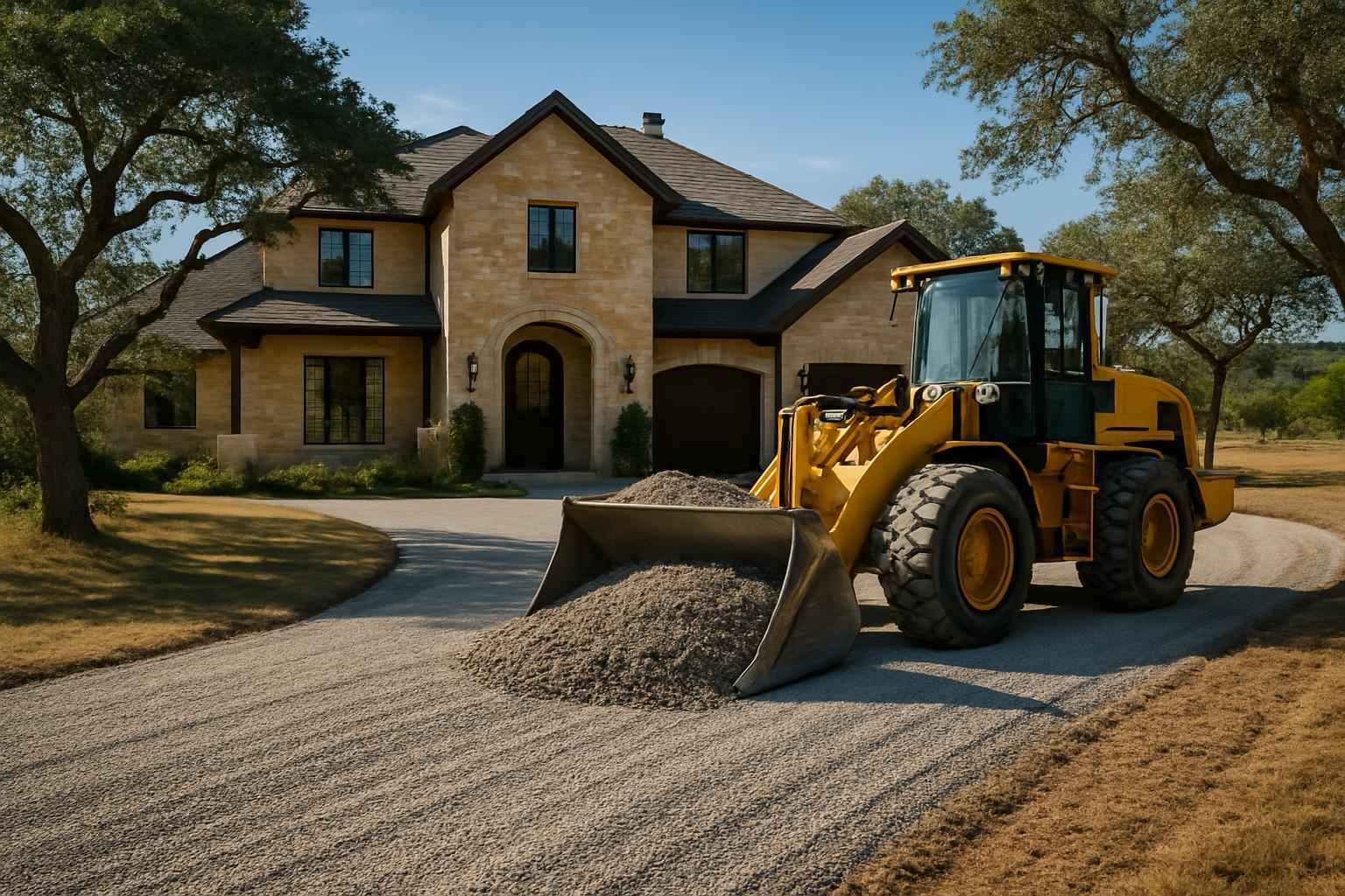 Driveway Base Prep in Mountain Home Texas