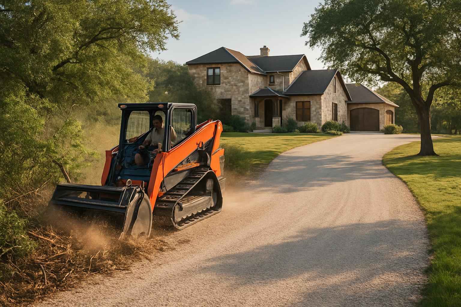 Driveway Clearing in Center Point Texas