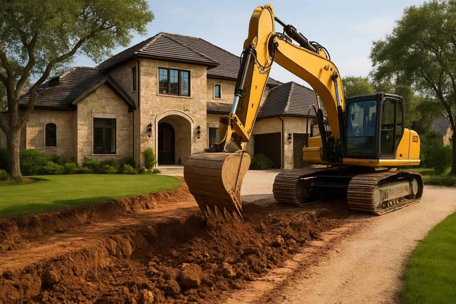 Driveway Excavation in Blanco Texas